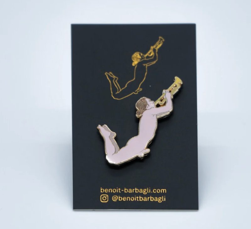 Si bemol Amoureux – Broche 