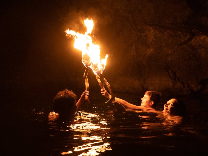Le feu sur l'eau 